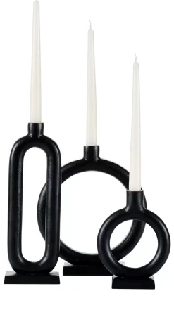 CASA Nova Candelabro Negro| Candelabros