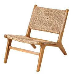 CASA Nuno Silla Lounge Natural| Sillas Lounge