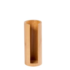 CASA Organoo Soporte De Algodones Natural| Accesorios De Tocador