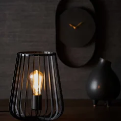 CASA Orion Lampara De Mesa Negro| Lamparas De Mesa