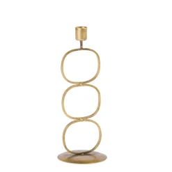 CASA Oval Portavelas Dorado| Candelabros