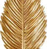 CASA Palm Hoja Decorativa Dorado| Fuentes Decorativas