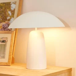 CASA Pandi Lampara De Mesa Blanco Apagado| Lamparas De Mesa