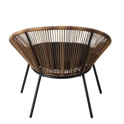 CASA Papayo Silla Lounge Con Cojin Natural| Sillas Lounge