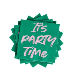 CASA Party Paquete De 20 Servilletas Verde| Servilletas