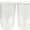 CASA Pausa Vaso De Doble Pared Juego De 2 Transparente| Vasos Para Té