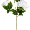 CASA Peony Rosa Peonia Blanco| Flores Artificiales