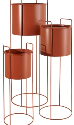 CASA Pluto Macetero Terracota| Soportes Para Plantas