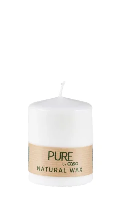 CASA Pure Vela Cilindrica Blanco| Velas