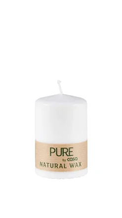 CASA Pure Vela Cilindrica Blanco| Velas