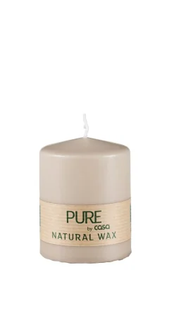 CASA Pure Vela Cilindrica Gris| Velas
