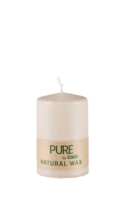 CASA Pure Vela Cilindrica Marron Claro| Velas