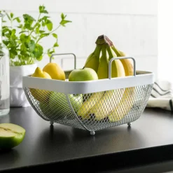CASA Puro Cesta Blanco| Accesorios De Cocina