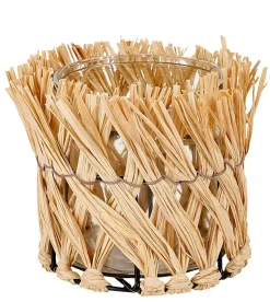 CASA Raffia Fotoforo Natural| Fotoforos