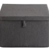 CASA Rango Caja De Almacenaje Gris Oscuro| Cajas De Almacenamiento