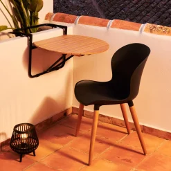 CASA Rava Mesa Plegable Mesa P/Balcon Natural| Conjuntos Para Balcon
