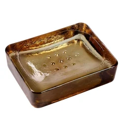 CASA Recycle Jabonera Marron| Accesorios De Tocador