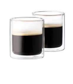 CASA Relax Vaso De Doble Pared Juego De 2 Transparente| Vasos Para Té