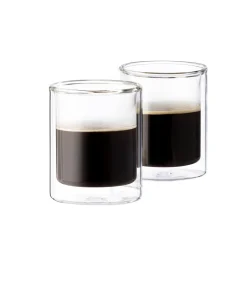 CASA Relax Vaso De Doble Pared Juego De 2 Transparente| Vasos Para Té
