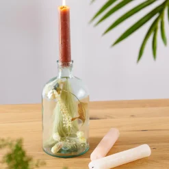 CASA Retro Florero Botella Transparente| Floreros