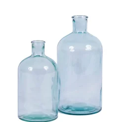 CASA Retro Florero Botella Transparente| Floreros