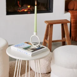 CASA Rings Candelabro Blanco| Candelabros