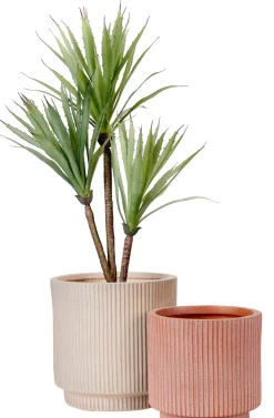 CASA Roma Creme Macetero Crema| Maceteros De Jardín