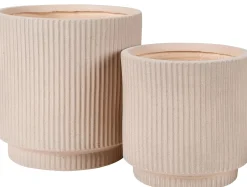 CASA Roma Creme Macetero Crema| Maceteros De Jardín