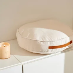 CASA Rondi Cojin Colchon Blanco| Pufs