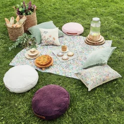 CASA Rondi Cojin Colchon Rosa| Pufs
