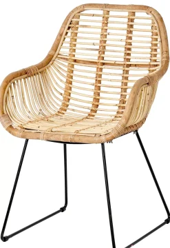 CASA Rotan Silla De Comedor Natural| Sillas De Comedor
