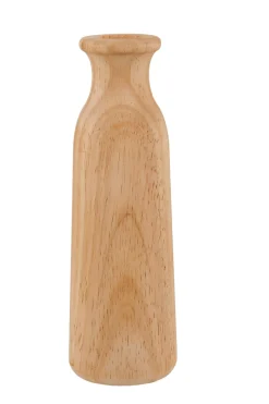 CASA Rubberwood Florero Decorativo Natural| Floreros