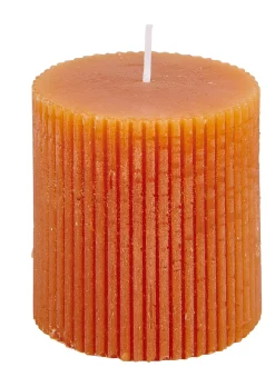 CASA Rustic Vela Estriada Marron| Velas