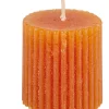 CASA Rustic Vela Estriada Marron| Velas