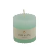 CASA Rustic Vela Estriada Menta| Velas