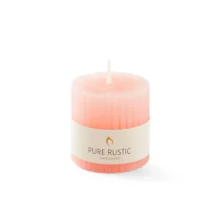 CASA Rustic Vela Estriada Naranja| Velas