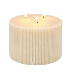 CASA Rustic Vela Rib Beis| Velas