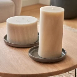 CASA Rustic Vela Rib Beis| Velas