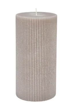 CASA Rustic Vela Rib Gris| Velas