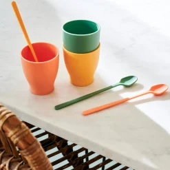 CASA Samba Cucharilla Para Coctel Verde| Accesorios Coctéles