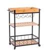 CASA Selmo Carrito De Cocina Natural| Carritos