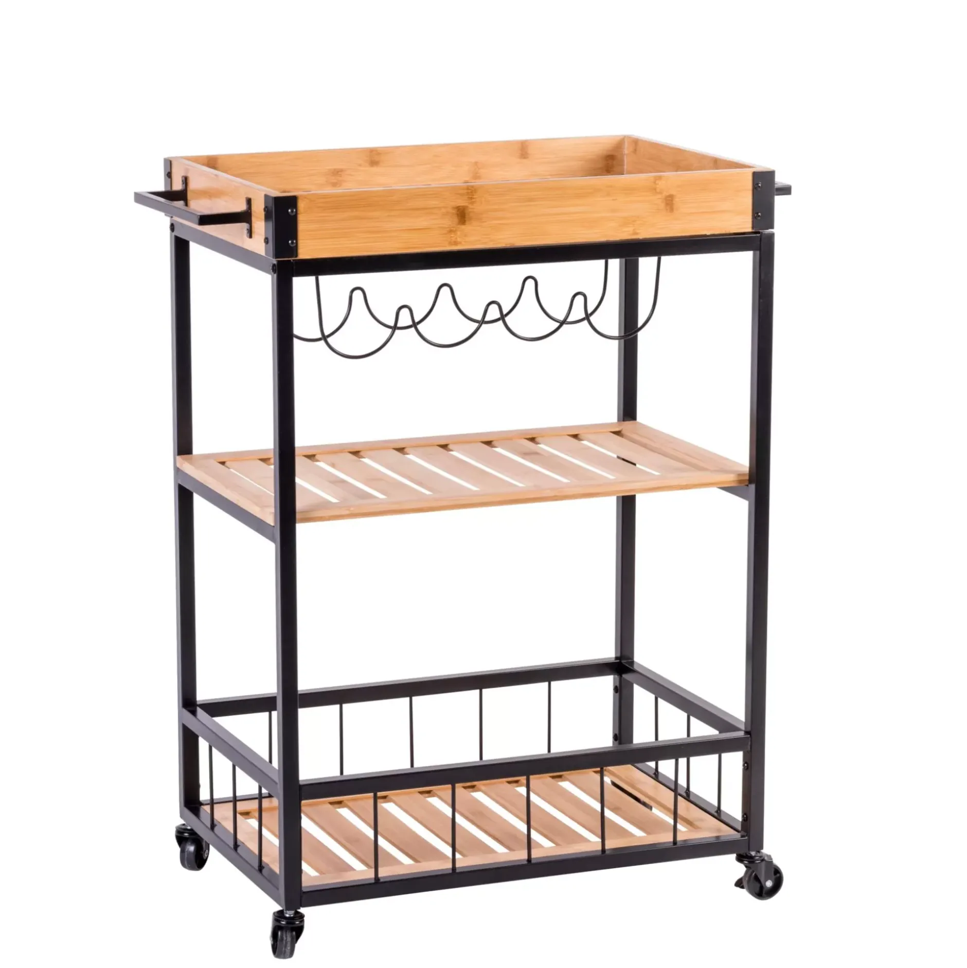 CASA Selmo Carrito De Cocina Natural| Carritos