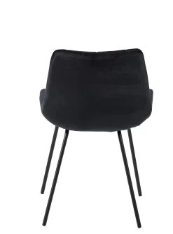 CASA Silka Silla De Comedor Negro| Sillas De Comedor