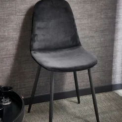 CASA Silke Silla De Comedor Negro| Sillas De Comedor