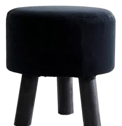 CASA Silki Puf Negro| Taburetes