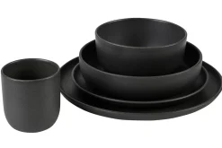 CASA Soul Coal Plato De Postre Gris Oscuro| Platos