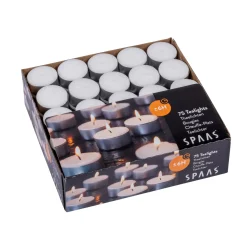 CASA Spaas Velas Pequenas Juego De 75 Blanco| Velas