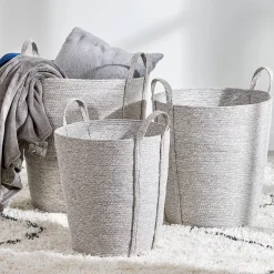 CASA Symplicity Cesta Gris Claro| Cestas De Almacenaje