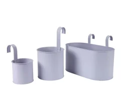 CASA Tanaman Macetero Colgante 3 Colores Morado| Colgadores Para Plantas