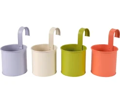 CASA Tanaman Macetero Colgante 4 Colores Blanco Apagado| Colgadores Para Plantas